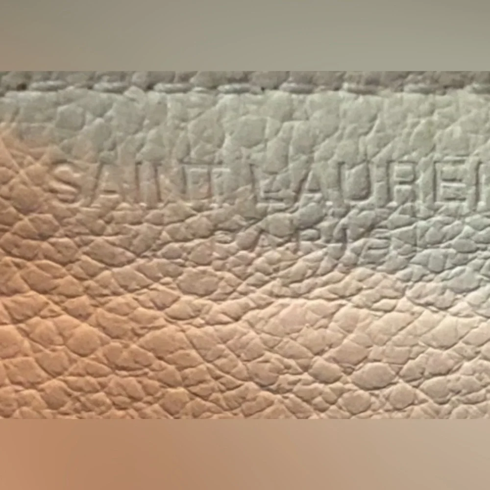 Saint Laurent Beige and Black Wallet with Dust Bag - Picture 12 of 13